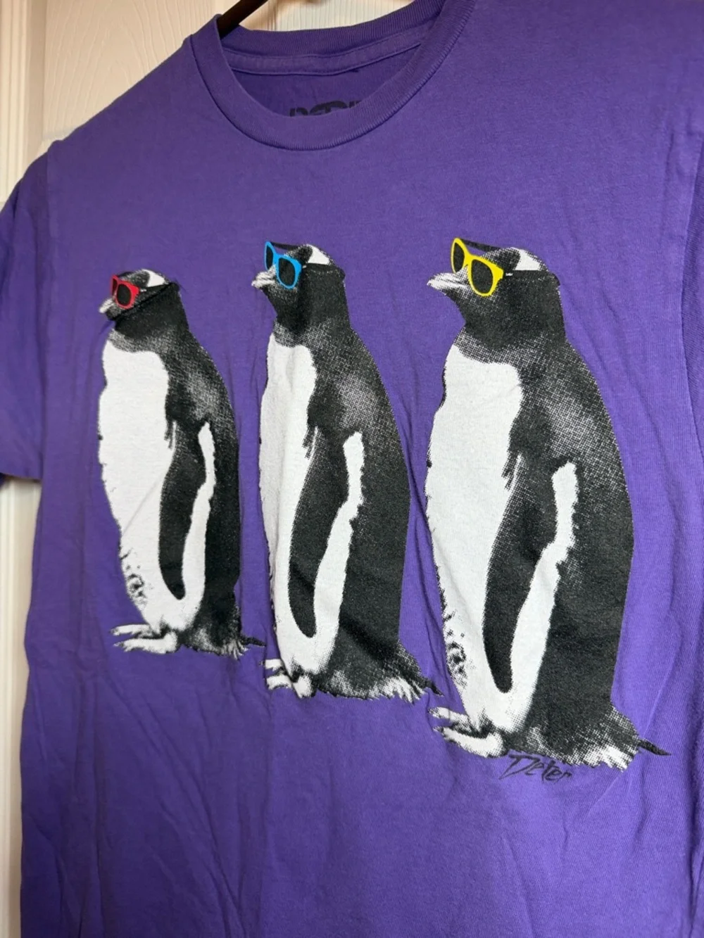 Deter Purple Penguin Tee - Picture 2 of 5